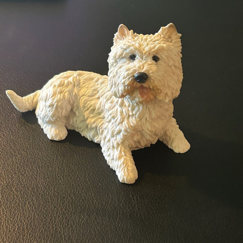 Made in Italy West Highland Terrier Dog Figurine 1988